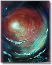 coucou-cosmos - 24x32 cm <br> Pastels secs et brillances